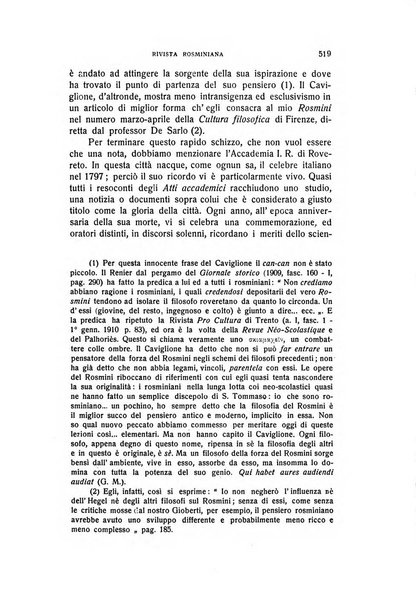 Rivista rosminiana periodico mensile