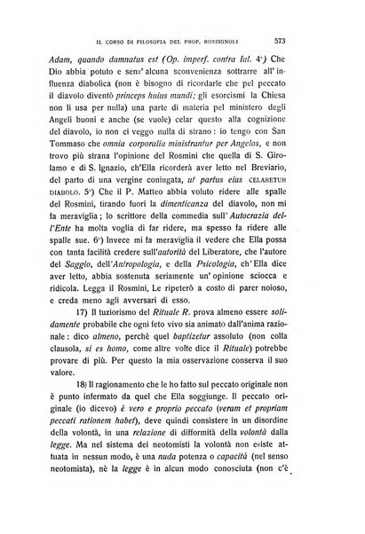 Rivista rosminiana periodico mensile