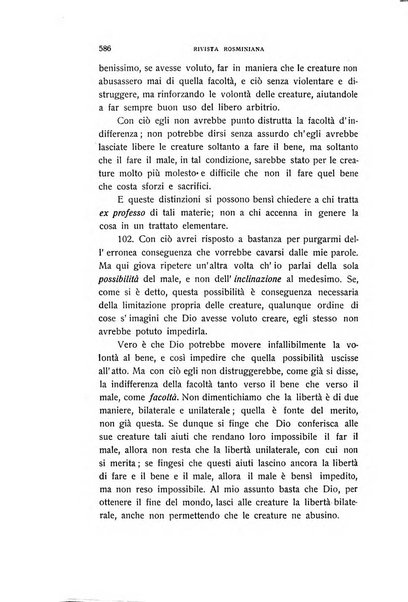 Rivista rosminiana periodico mensile