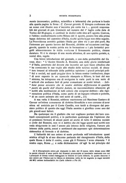 Rivista rosminiana periodico mensile