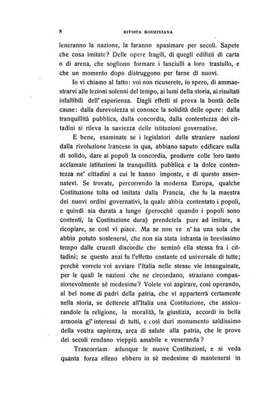 Rivista rosminiana periodico mensile