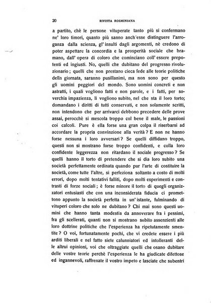 Rivista rosminiana periodico mensile