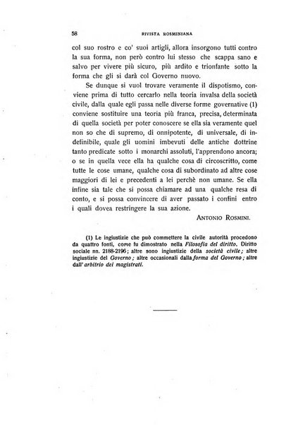 Rivista rosminiana periodico mensile