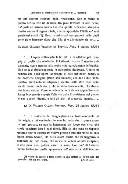 Rivista rosminiana periodico mensile