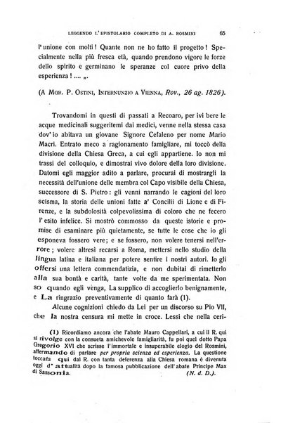 Rivista rosminiana periodico mensile