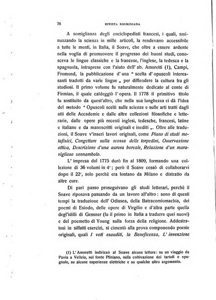 Rivista rosminiana periodico mensile