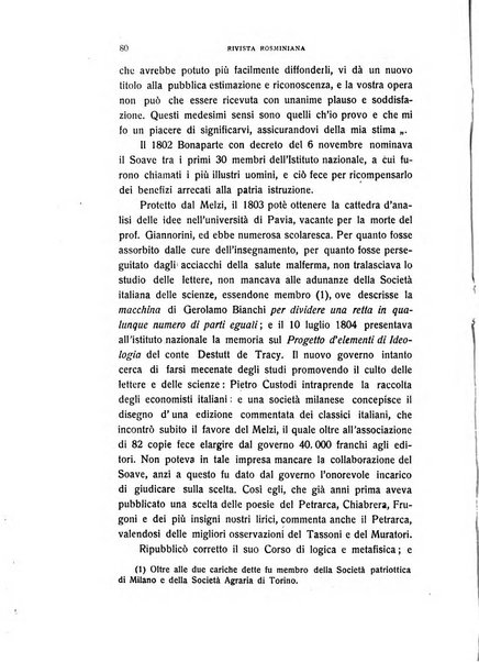 Rivista rosminiana periodico mensile