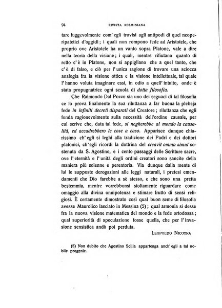 Rivista rosminiana periodico mensile