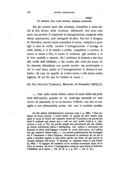 Rivista rosminiana periodico mensile