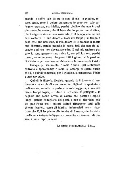 Rivista rosminiana periodico mensile