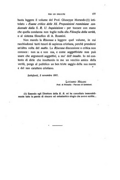 Rivista rosminiana periodico mensile