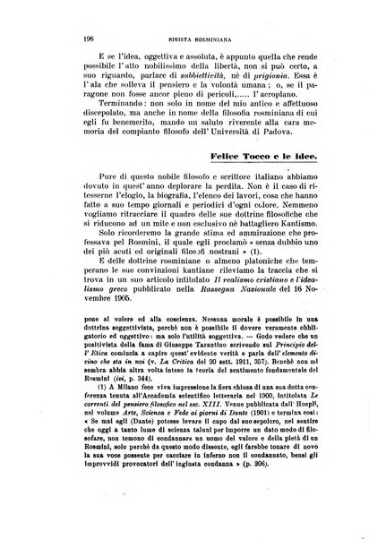 Rivista rosminiana periodico mensile