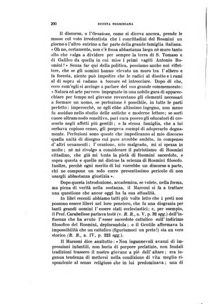 Rivista rosminiana periodico mensile