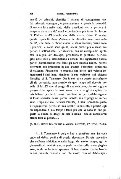 Rivista rosminiana periodico mensile