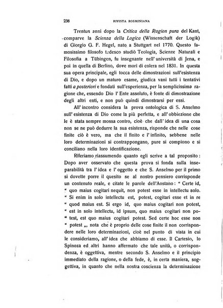 Rivista rosminiana periodico mensile