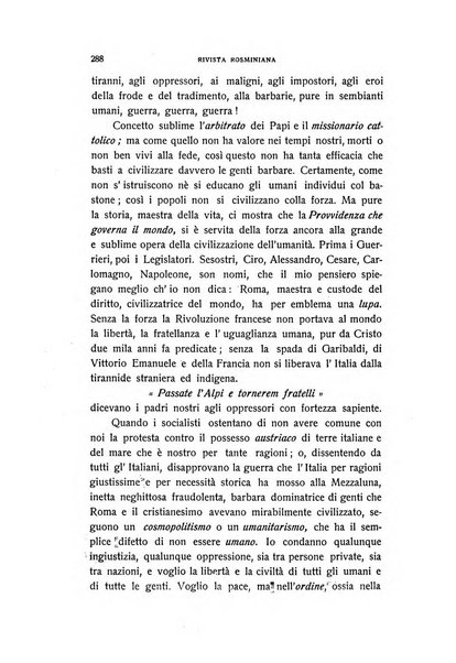 Rivista rosminiana periodico mensile