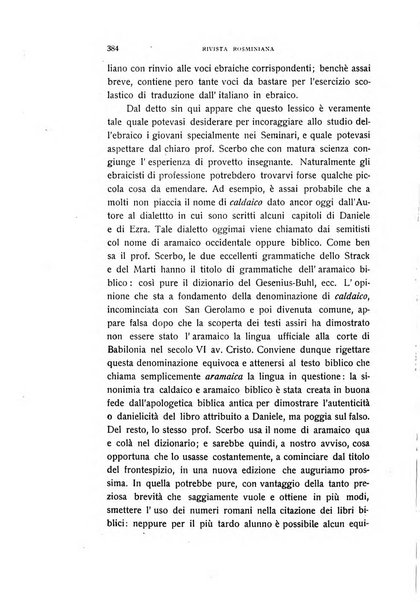 Rivista rosminiana periodico mensile