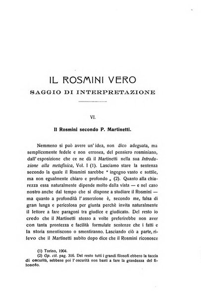 Rivista rosminiana periodico mensile