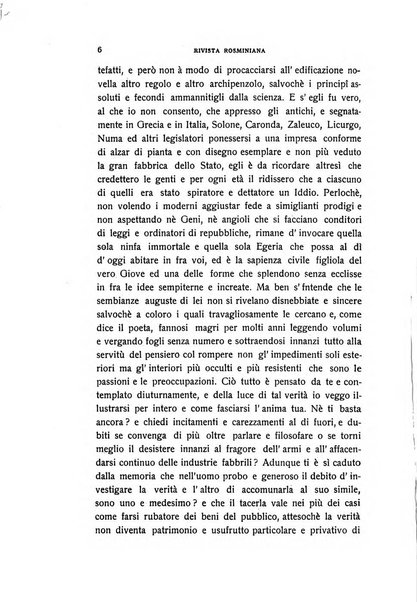 Rivista rosminiana periodico mensile