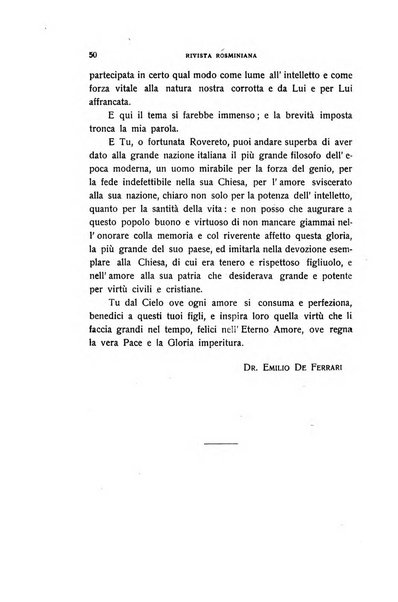 Rivista rosminiana periodico mensile