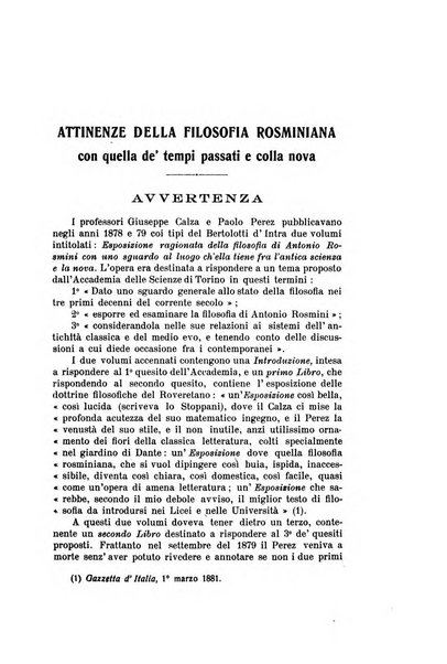 Rivista rosminiana periodico mensile