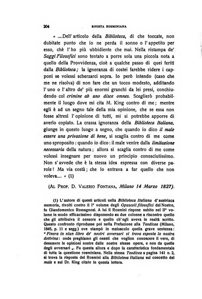 Rivista rosminiana periodico mensile