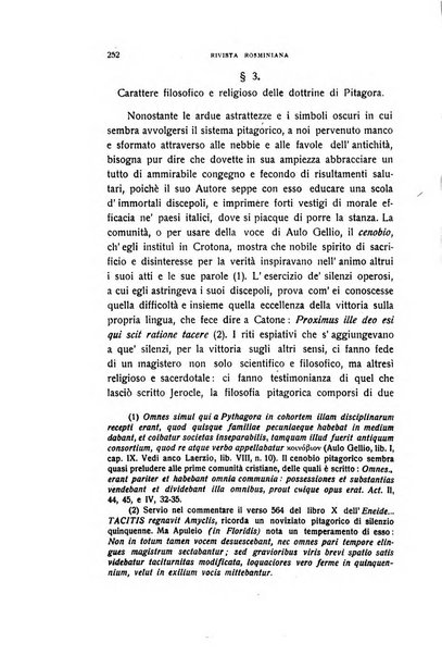 Rivista rosminiana periodico mensile