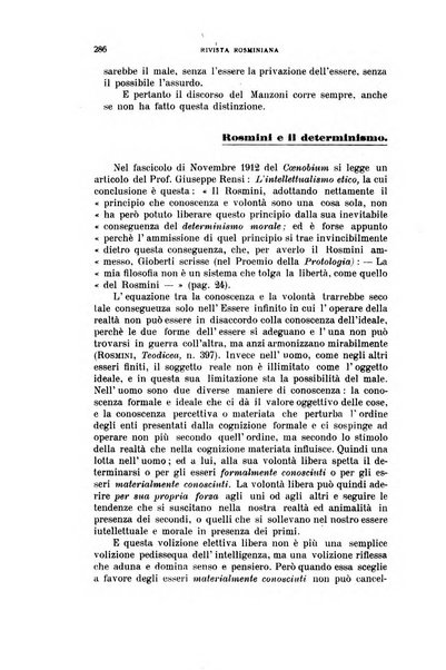 Rivista rosminiana periodico mensile