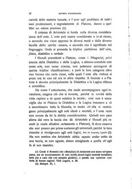 Rivista rosminiana periodico mensile