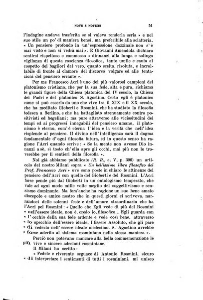 Rivista rosminiana periodico mensile