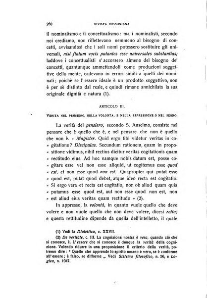 Rivista rosminiana periodico mensile