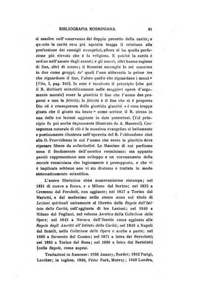 Rivista rosminiana periodico mensile