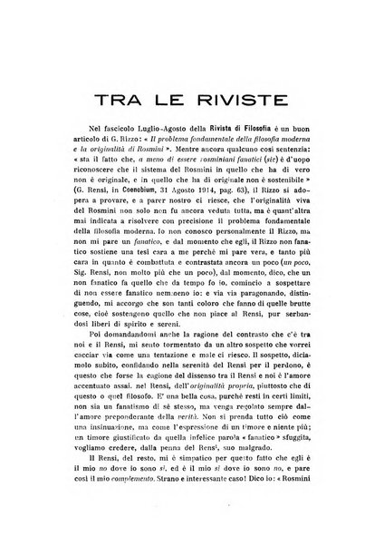 Rivista rosminiana periodico mensile