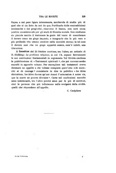 Rivista rosminiana periodico mensile