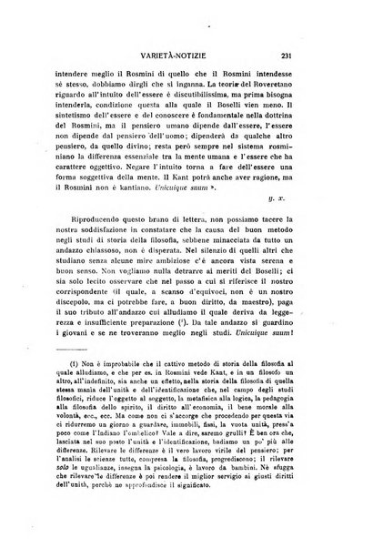 Rivista rosminiana periodico mensile