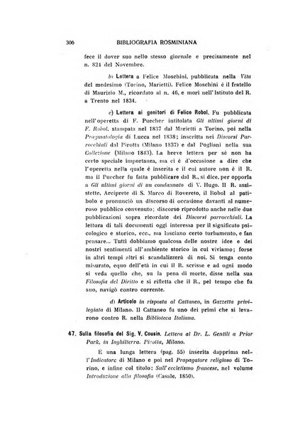 Rivista rosminiana periodico mensile