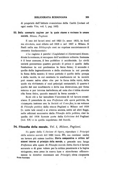 Rivista rosminiana periodico mensile