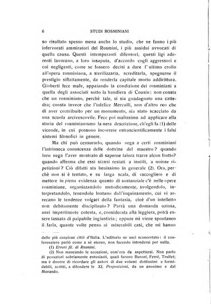 Rivista rosminiana periodico mensile