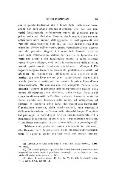 Rivista rosminiana periodico mensile