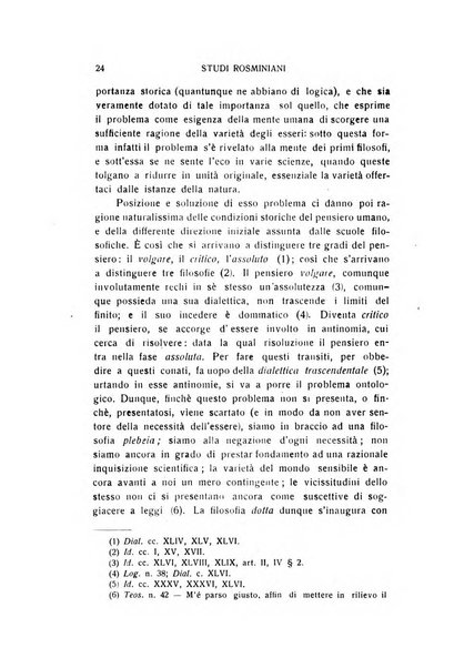 Rivista rosminiana periodico mensile