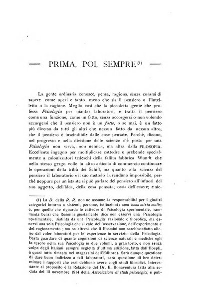 Rivista rosminiana periodico mensile