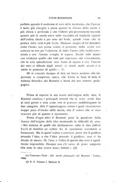 Rivista rosminiana periodico mensile