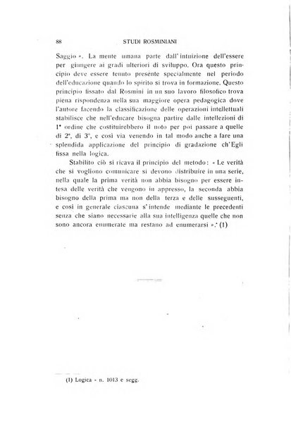 Rivista rosminiana periodico mensile