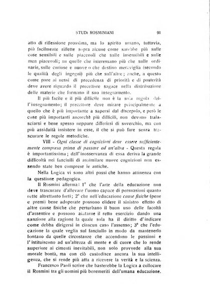 Rivista rosminiana periodico mensile