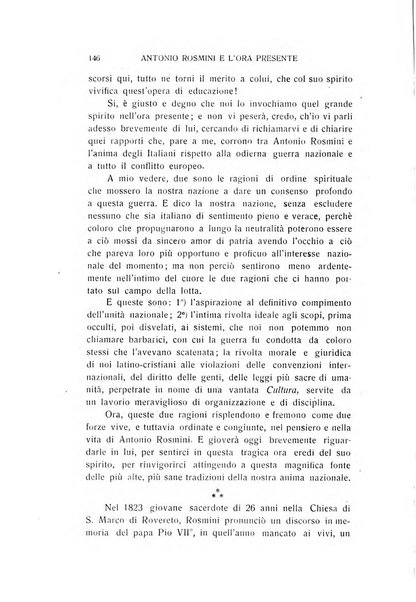 Rivista rosminiana periodico mensile