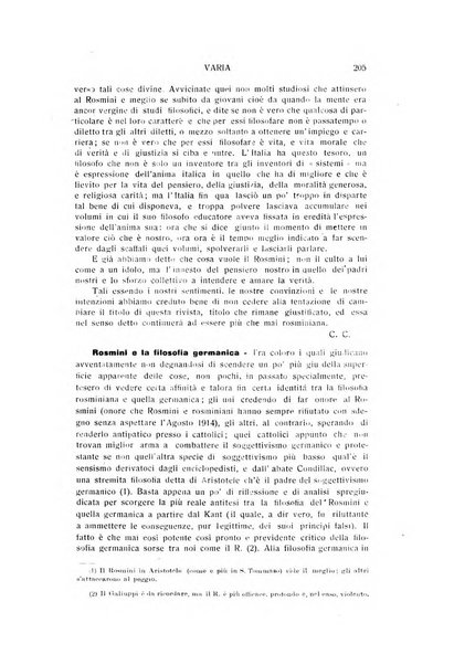 Rivista rosminiana periodico mensile