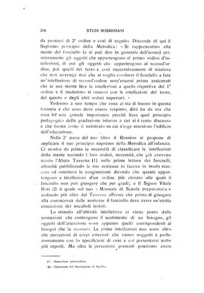 Rivista rosminiana periodico mensile