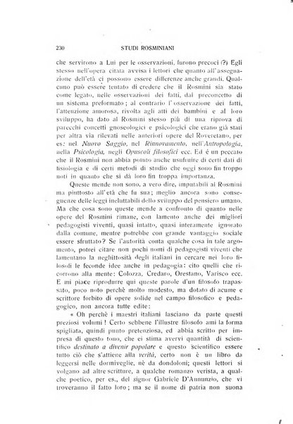 Rivista rosminiana periodico mensile