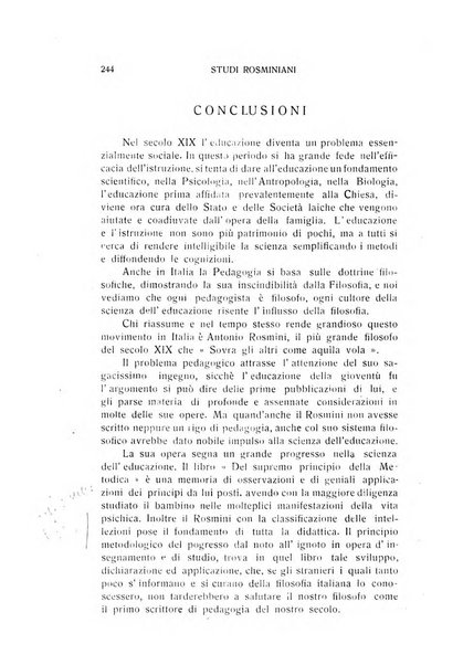 Rivista rosminiana periodico mensile