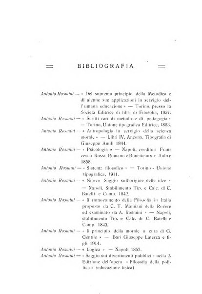 Rivista rosminiana periodico mensile